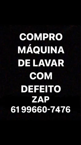 Compra se máquina de lavar