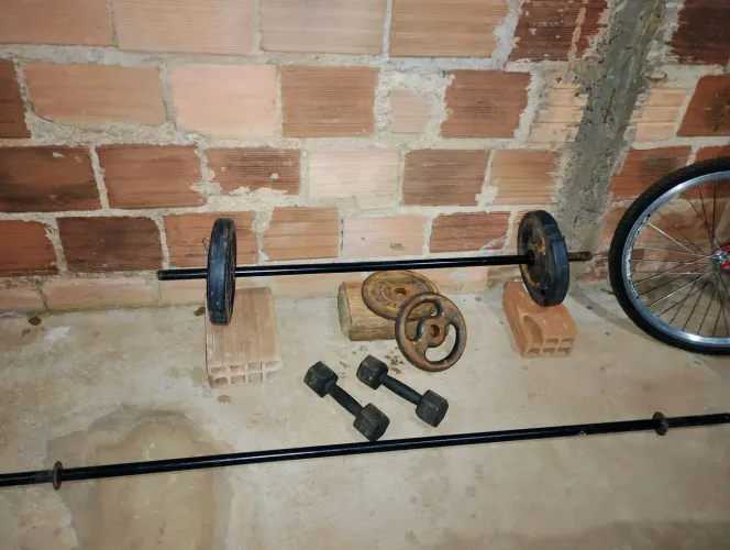 Pesos para treino em casa