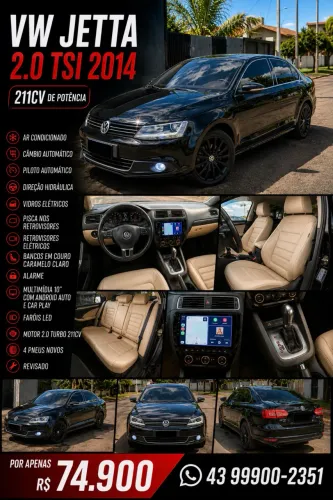 Volkswagen Jetta Highline 2.0 TSI 16V 4P Tiptronic 2014