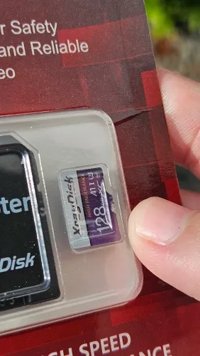 microsd top Xraydisk 128GB (Lacrado, p/ câmera sony, vigilância, smartphone, pendrive)