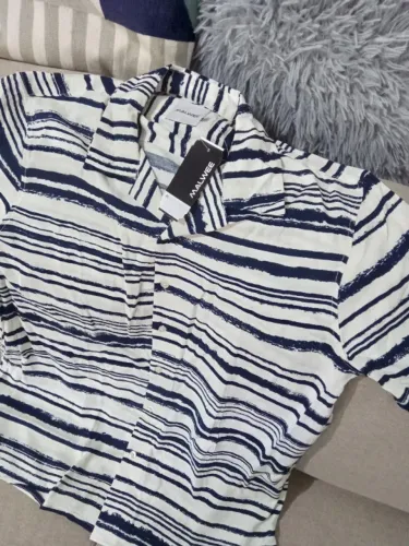 Camisa Listrada Malwee Tam. G
