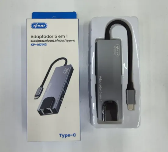 ADAPTADOR 5 EM 1 MHL TYPE-C REF.: KP-AD143