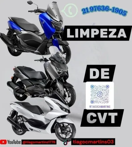 Manutenção de scooter limpeza de cvt