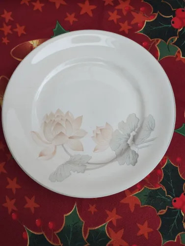 Prato para sobremesa porcelana Schmidt 