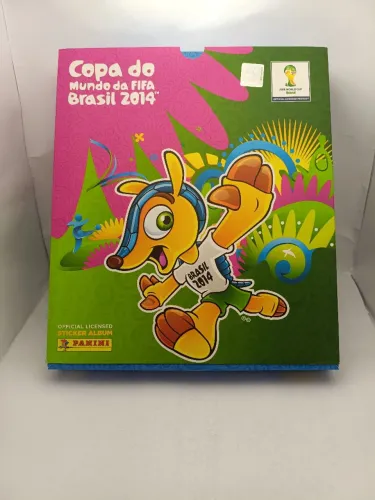 Álbum capa dura completo copa 2014 + kit de figurinhas extras