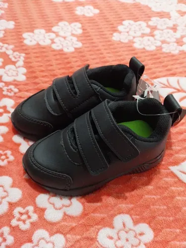 Tênis Infantil Preto Com Velcro - Tam 23