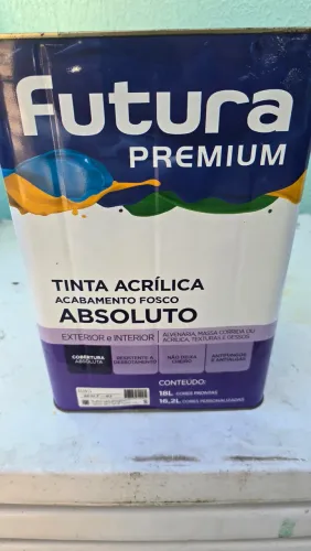 Tinta acrílica fosca