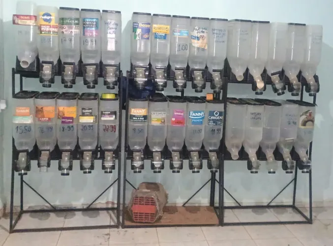 Dispeses para rações a granel