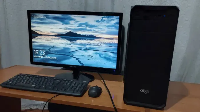 Computador PC Completo Core i3 + 16Gb RAM + SSD 480Gb + Monitor 24" Samsung + Acessórios