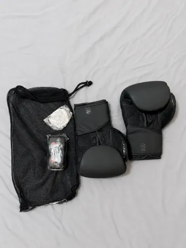 Kit de luva de boxe