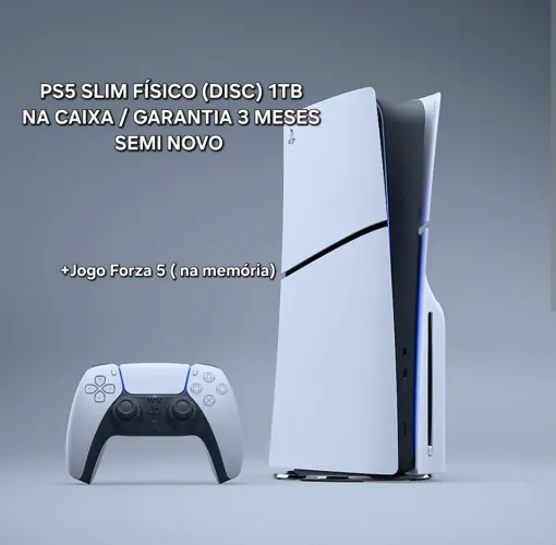 PS5 SLIM FÍSICO 1TB ( EXTREMAMENTE NOVO)
