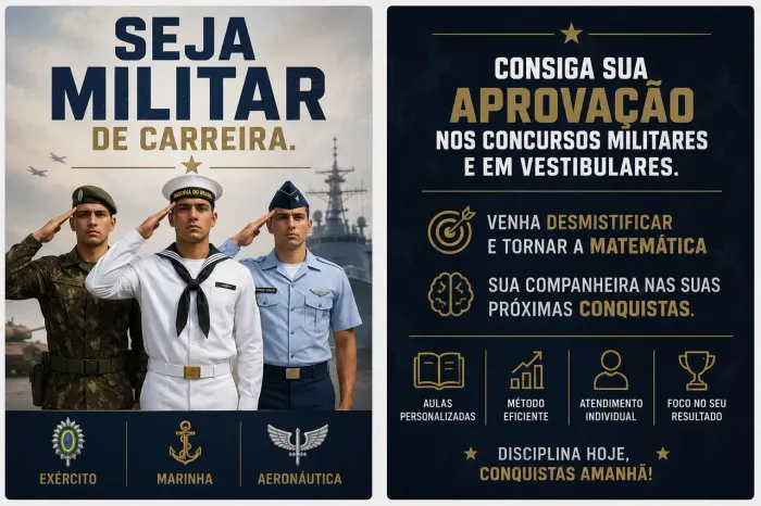 Aulas particulares de matemática.