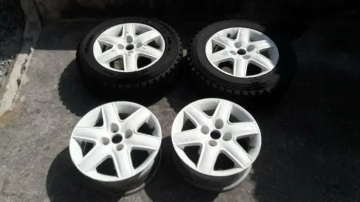 Roda aro 14 VW Gol Rallye Branca 4X100 