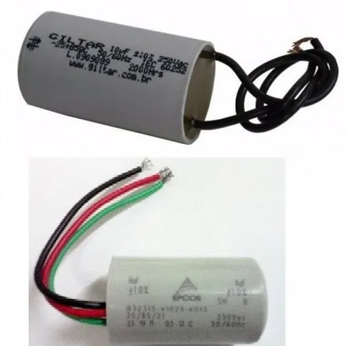 Capacitor Para Ventilador De Teto 2 ou 3 Fios 250 volts