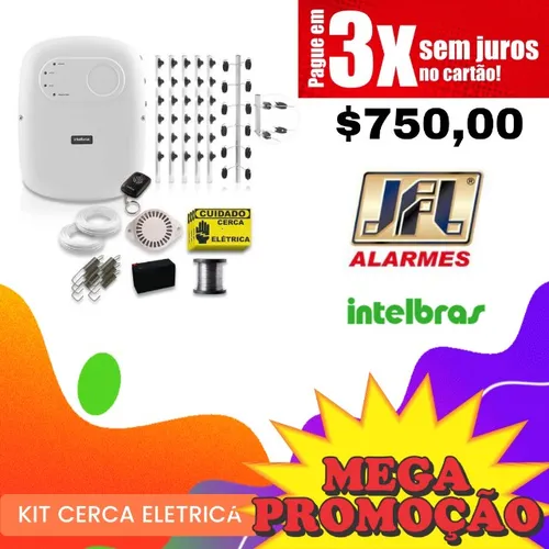 kit cerca elétrica