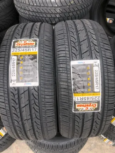 2 PNEUS CRYSTONE 225/45/17