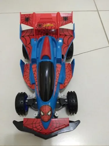 Carrinho Candide Spider Man Web Runner Marvel Homem Aranha