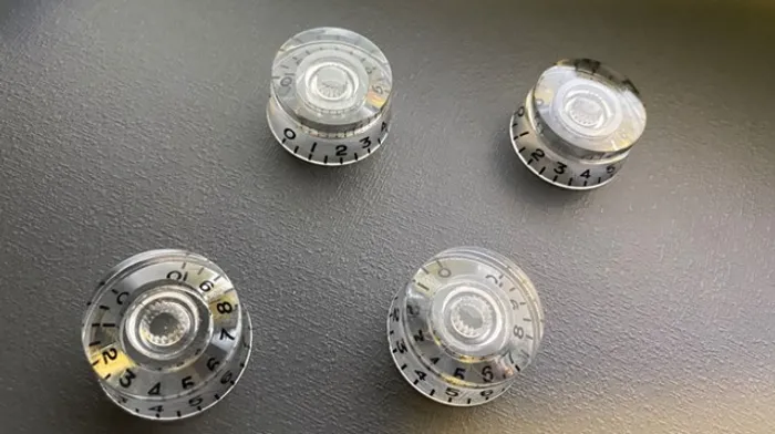 Jogo de 4 Knobs transparentes