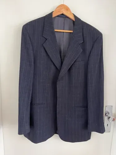 Blazer xadrez lã masculino