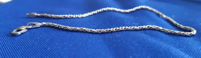 Tornozeleira em Prata Boho Bali