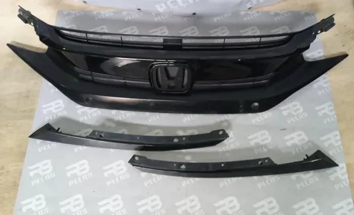 Grade preta Honda Civic g10 2017