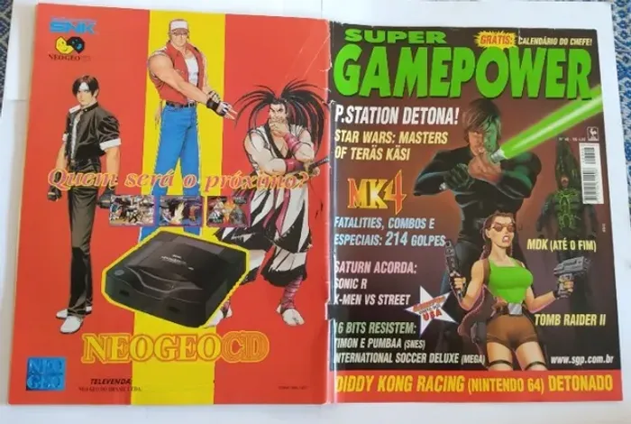 Revista Super Gamepower Nº 46 Detonado Diddy Kong Racing