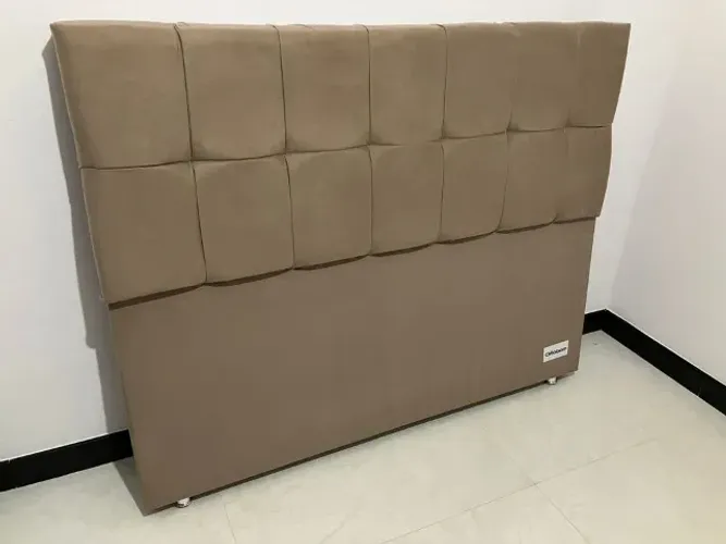 Cabeceira Ortobom Veludo Cream