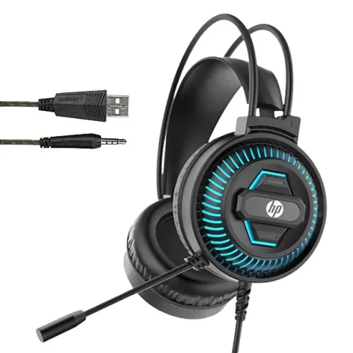 Headset Gamer Com Microfone Conexão P2 3,5mm + USB Para Led - HP em São Luís ma