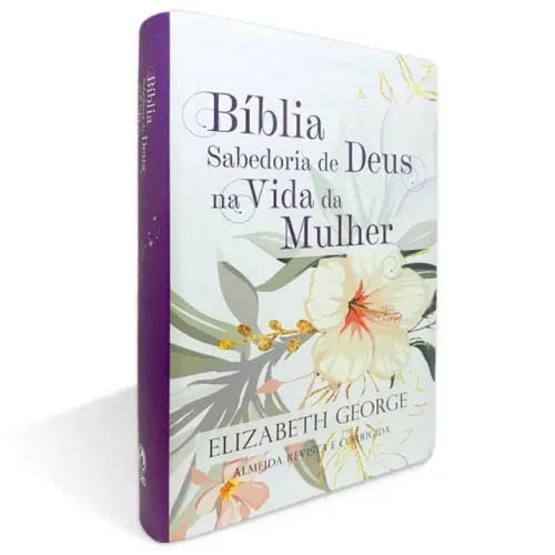 Bíblia Sabedoria de Deus na Vida da Mulher (Média) (Luxo Floral)