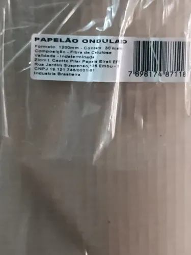 Papelão Ondulado 1200mm x 30 metros