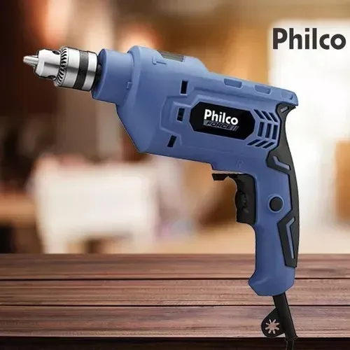 Furadeira Philco Force Impacto e Martelete 650w 5 níveis velocidade reversão rotação 220v
