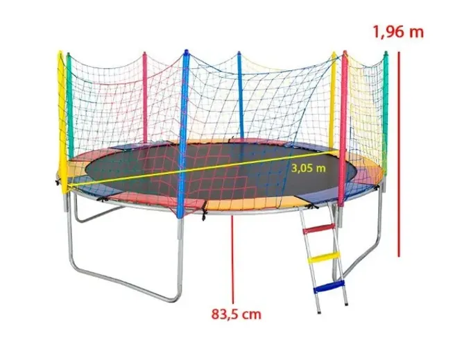 Pula Pula Cama Elástica 3,05m  Lona Preta- Promoção! A vista