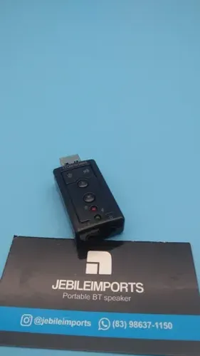 Placa de áudio USB Pc Notebook- Entrega grátis 