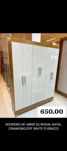 Roupeiro 6 portas e é gavetas