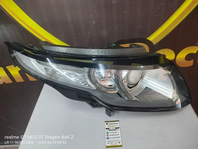 Farol Direito Land Rover Evoque 2012 2013 2014 2015 LED/Xenon (12 Pinos) Original