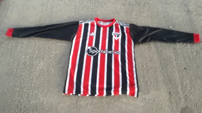 camisa são paulo fc modelo 2024/2025 manga comprida