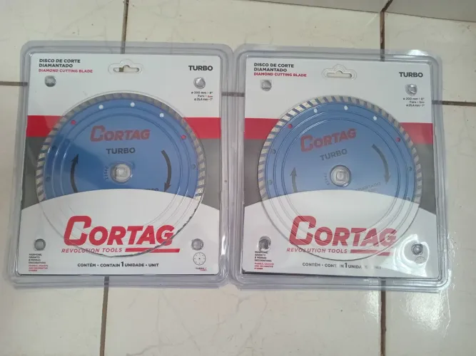 Disco de Corte Diamantando Turbo Cortag -200mm