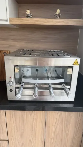 Churrasqueira Eletrica Rotativa Stand Titan