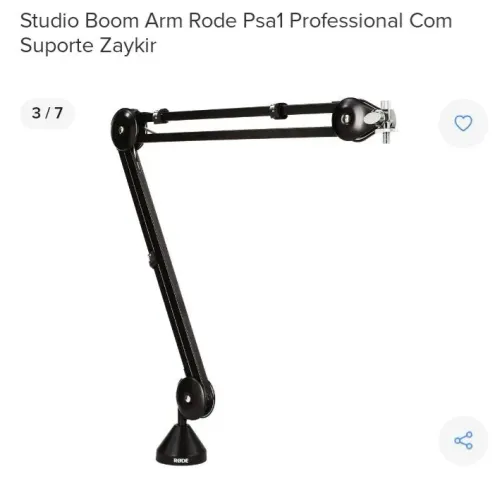 Braço Articulado Studio Boom Arm Rode PSA1