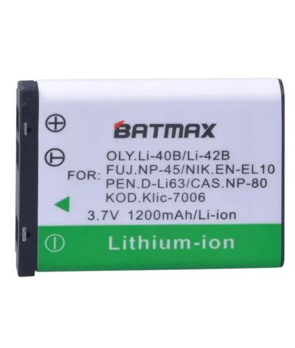 Bateria Batmax 1200 Mah Olympus Li-42B Arctis Ds5370 Dl-I63 En-El10 K7006 Philco Pc-14r