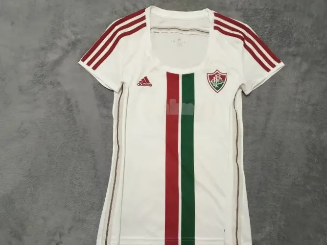 Camisa Oficial Fluminense Adidas 2014 Feminina, tamanho P + Brinde: camisa licenciada.
