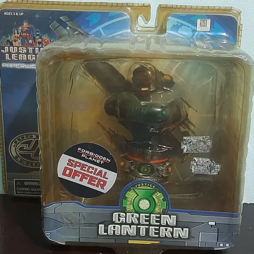 Boneco Action Figure Green Lantern Justice League PESO DE PAPEL