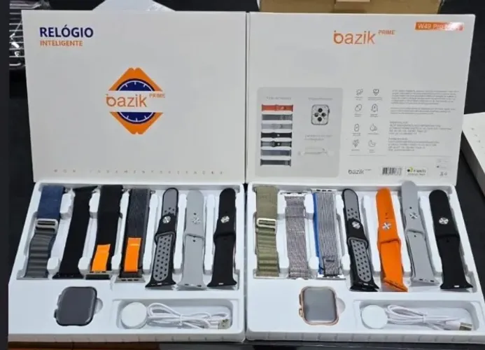 Relógio Inteligente Smartwatch 7 Pulseiras Bazik