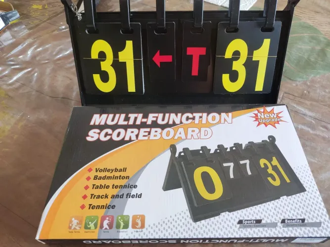 Placar de Pontos Multifuncional para Esportes