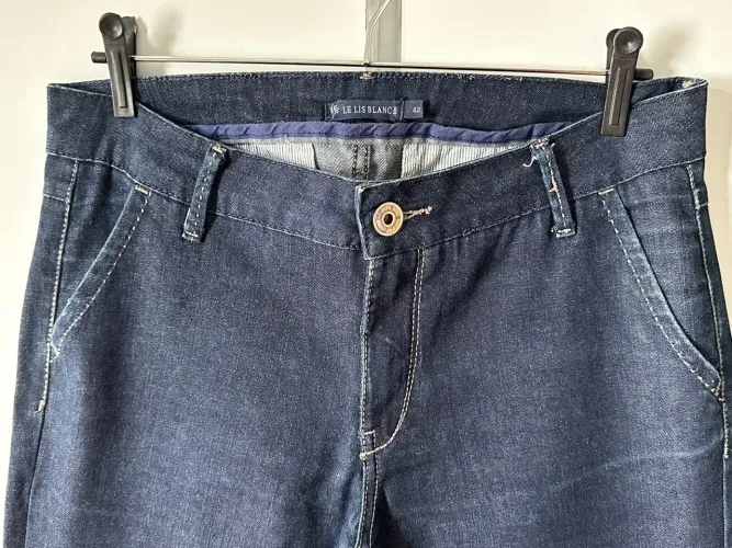 Calça Jeans Azul Escuro Le Lis Blanc | tamanho 42
