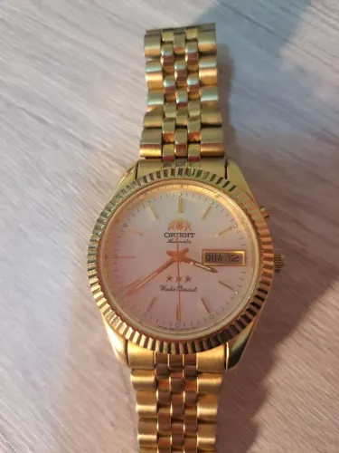 Belíssimo Relógio Orient Automatic dourado