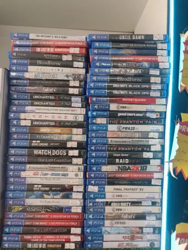 Jogos de PS4 originais sem cartão loja
