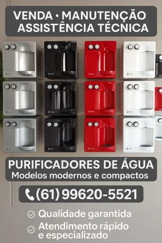 Purificadores de Água Modernos e Compactos