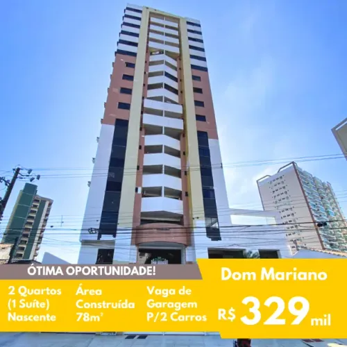 FIT - Venda - Pelinca - Ed. Dom Mariano - Nascente - 2 Quartos (1 suíte)