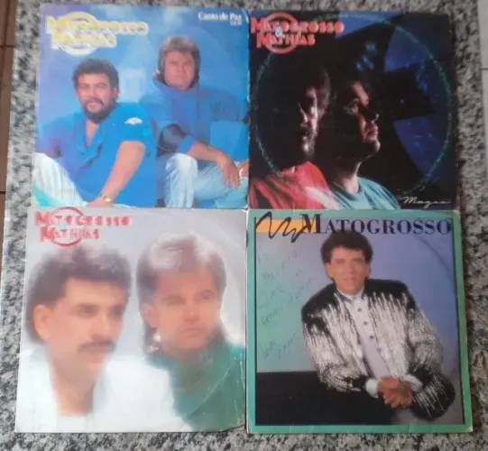 Lps - Matogrosso & Mathias - lote com 04 discos de vinil
